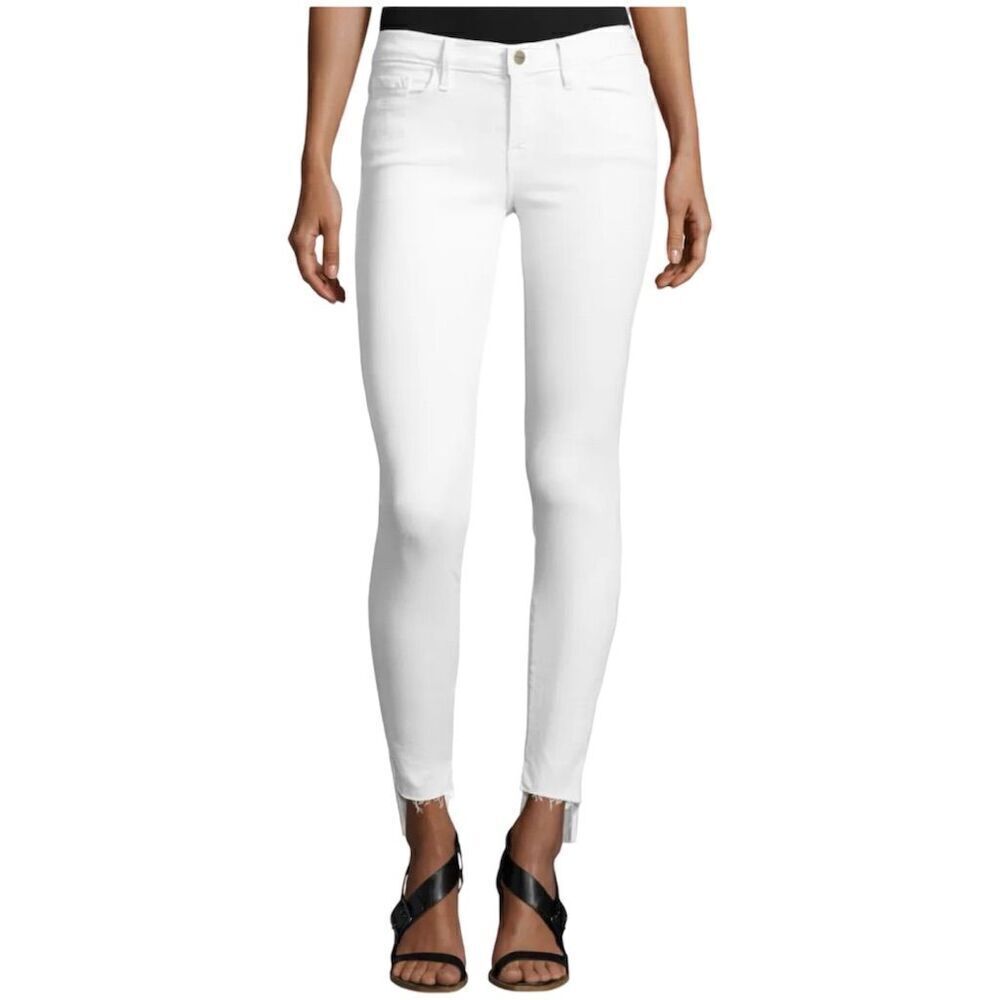 Frame Denim Le Skinny de Jeanne Women's Jeans Step Hem raw hem Size 29 NWT - Picture 1 of 16